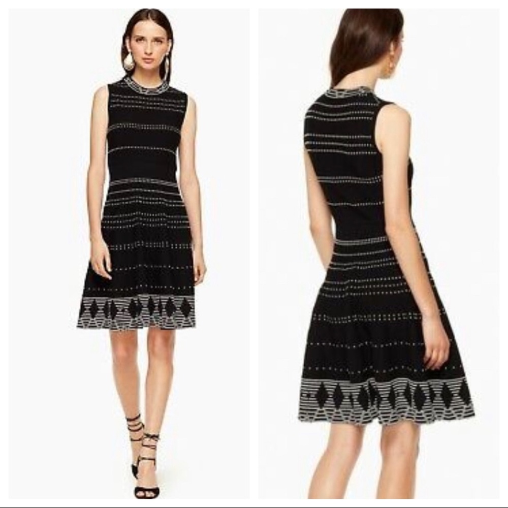 Kate Spade New York sleeveless textured dress - Medium